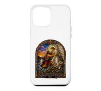 Custodia per iPhone 12 Pro Max Jacob Wrestling The Angel At Dawn Cattedrale Mosaico Opera d'arte