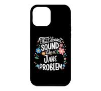 Custodia per iPhone 12 Pro Max Jane Personalized Cute Flower Girls Jane Name