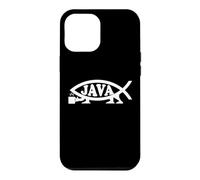 Custodia per iPhone 12 Pro Max Java Coffee Darwin Evoluzionista Pesce Atei Non credenti