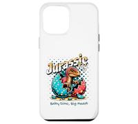 Custodia per iPhone 12 Pro Max Jurassic Joy Baby Dinosaur Big Heart Cute Dino Art