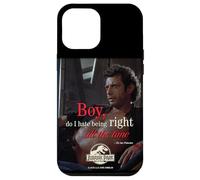 Custodia per iPhone 12 Pro Max Jurassic Park Dr. Ian Malcolm Right All The Time