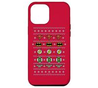 Custodia per iPhone 12 Pro Max Justice League Justice Shields Christmas Sweater