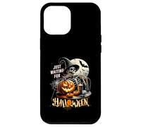 Custodia per iPhone 12 Pro Max JustWaiting For Halloween Scheletro Strega Zucca Fantasma