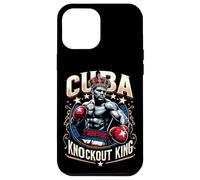 Custodia per iPhone 12 Pro Max King Cuba Crown Knockout di boxe cubano