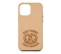 Custodia per iPhone 12 Pro Max Knot Tonight I Have A Headache Funny Food Pretzel Sarcastico