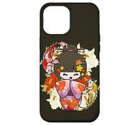 Custodia per iPhone 12 Pro Max Kokeshi Doll Koi Fish Giapponese Estetica Amante