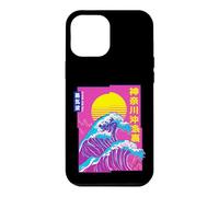Custodia per iPhone 12 Pro Max La Grande Onda, Vaporwave Anime Estetica Glitch Giapponese