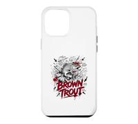 Custodia per iPhone 12 Pro Max La leggenda dei mostri della trota bruna Lunker Hunter River