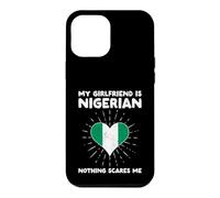 Custodia per iPhone 12 Pro Max La mia ragazza è nigeriana nulla mi spaventa - Nigeria Heart
