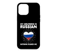 Custodia per iPhone 12 Pro Max La mia ragazza è russa nulla mi spaventa - Russia Heart