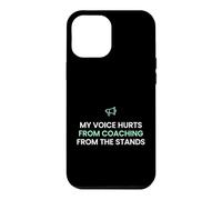 Custodia per iPhone 12 Pro Max La mia voce fa male al coaching dagli stand Sport Parent