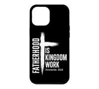 Custodia per iPhone 12 Pro Max La paternità è il regno Lavoro Cristiano Padre Croce Religione
