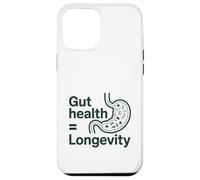 Custodia per iPhone 12 Pro Max La salute dell'intestino è uguale alla longevità citazione