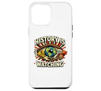 Custodia per iPhone 12 Pro Max La storia sta guardando la protesta dell'occhio del tempo