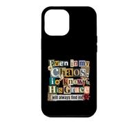 Custodia per iPhone 12 Pro Max La sua grazia mi trova Christian Faith Collage