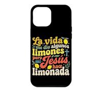 Custodia per iPhone 12 Pro Max La Vida Me Dio Limones Pero Jesus Hizo Limonada Christian
