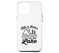 Custodia per iPhone 12 Pro Max La vita è meglio al lago all'aperto divertimento estivo