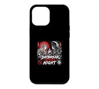 Custodia per iPhone 12 Pro Max L'alba divide il sole notturno e la luna e il duello dei samurai