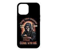 Custodia per iPhone 12 Pro Max Lascia il tuo bagaglio dietro di te e vieni con me Grim Reaper