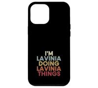 Custodia per iPhone 12 Pro Max Lavinia Name Lavinia Personalized Name First Given