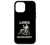 Custodia per iPhone 12 Pro Max Lawn Enforcement Equitazione Mower Papà Umorismo