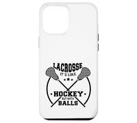 Custodia per iPhone 12 Pro Max LAX Lacrosse Giocatore Hockey Con Palline CAPRA Lacrosse