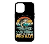 Custodia per iPhone 12 Pro Max Le cose buone arrivano a coloro che escono pescatore di spigole