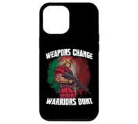 Custodia per iPhone 12 Pro Max Legionario romano con arma moderna - Roma SPQR