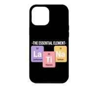 Custodia per iPhone 12 Pro Max L'elemento essenziale Lan Ti Na Tavola Periodica Chimica