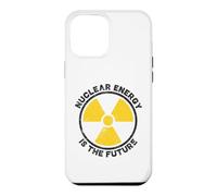 Custodia per iPhone 12 Pro Max L'energia nucleare è il simbolo rotondo di avvertimento delle radiazioni del futuro