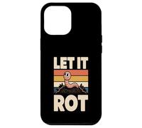 Custodia per iPhone 12 Pro Max Let It Rot Divertente Compostaggio Worm Gardening