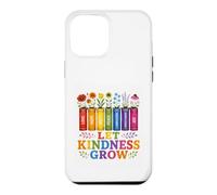 Custodia per iPhone 12 Pro Max Let Kindness Grow Rainbow Books Fiori Gentilezza Orgoglio