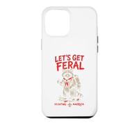 Custodia per iPhone 12 Pro Max Let's Get Feral! Hiking Scout Racoon Scouting America