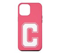 Custodia per iPhone 12 Pro Max Lettera C Big Bold Capital Varsity Alphabet Monogram