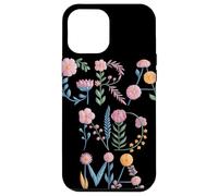 Custodia per iPhone 12 Pro Max Lettere Floreali Pastello GRANDMA Tipografia Botanica Nonna