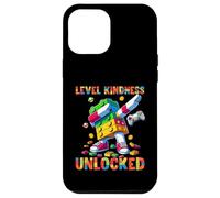 Custodia per iPhone 12 Pro Max Level Kindness Unlocked Master Builder Gamer Boys Teacher