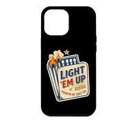 Custodia per iPhone 12 Pro Max Light Em Up Quarto di luglio patriottico Vintage Matchbook USA