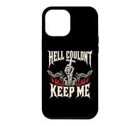 Custodia per iPhone 12 Pro Max L'inferno non poteva tenermi Christian Cross Catene spezzate
