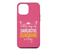 Custodia per iPhone 12 Pro Max Little Ray of Sarcastic Sunshine Hello Summer Vibes Beach