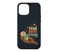 Custodia per iPhone 12 Pro Max Lontra carina Leggi di più Libri Lettura amante dei libri
