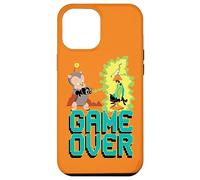 Custodia per iPhone 12 Pro Max Looney Tunes Porky and Daffy Game Over