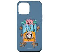 Custodia per iPhone 12 Pro Max Looney Tunes Taz Just Hanging