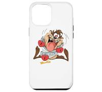Custodia per iPhone 12 Pro Max Looney Tunes Taz Love Locked Valentine's Day