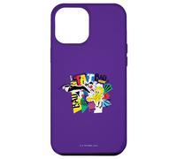 Custodia per iPhone 12 Pro Max Looney Tunes Tweety Slyvester Chase is On