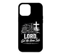 Custodia per iPhone 12 Pro Max LORD, Get Me Home Safe - Psalm 91:11 Christian Trucker
