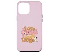 Custodia per iPhone 12 Pro Max LOVE COFFEE AND DOGS Love una tazza di caffè e cani