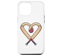 Custodia per iPhone 12 Pro Max Love Cricket Heart Bats And Ball Lovers