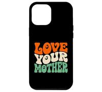 Custodia per iPhone 12 Pro Max Love Your Mother Earth Day Retro Ambientalista Pianeta
