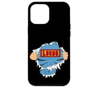 Custodia per iPhone 12 Pro Max Lucas Name Superhero Gift for Boys Named Lucas