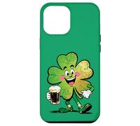 Custodia per iPhone 12 Pro Max Lucky Clover Parade Allegro Design irlandese